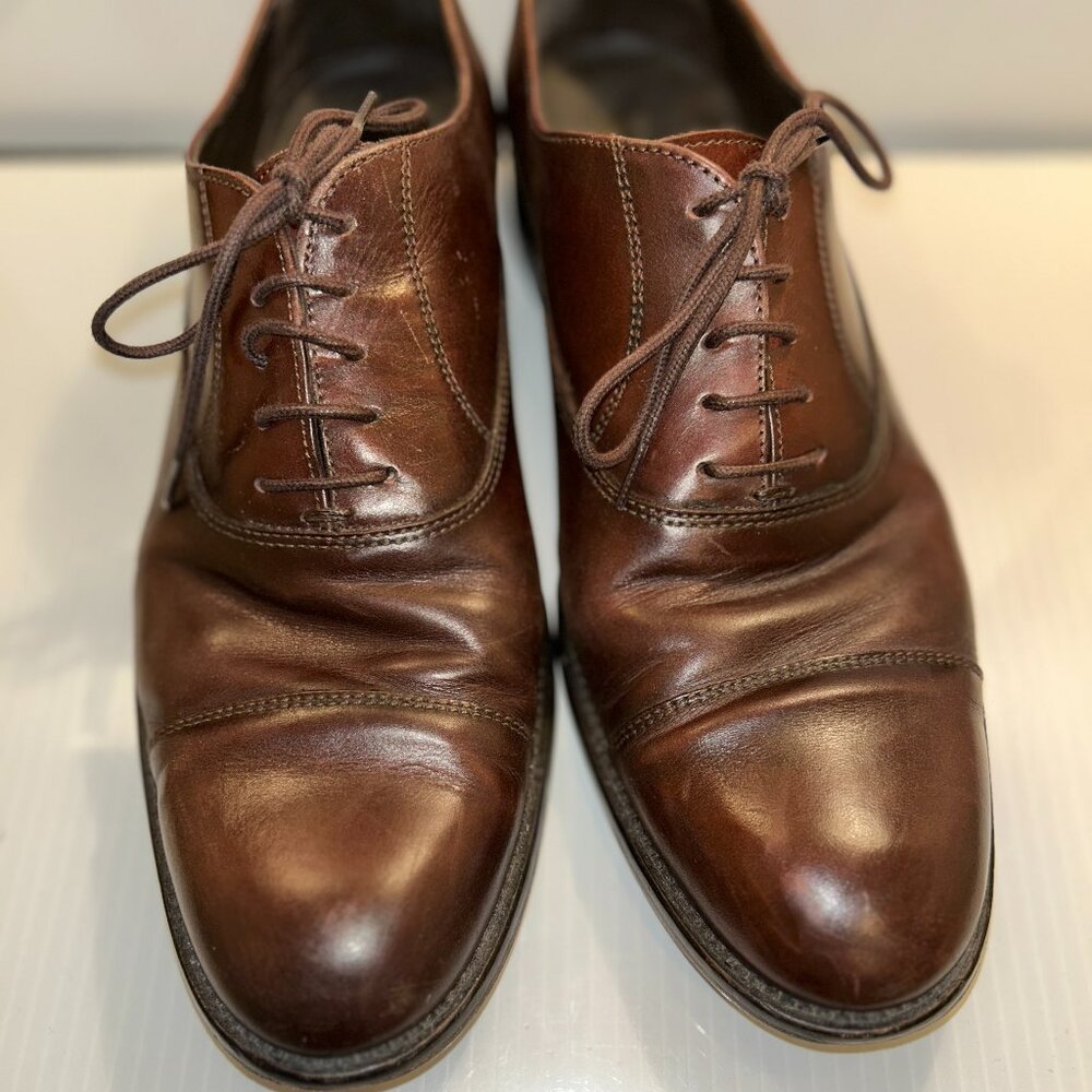 Bruno Magli Alcino Cap Toe, Brown, Men's Sz 10M